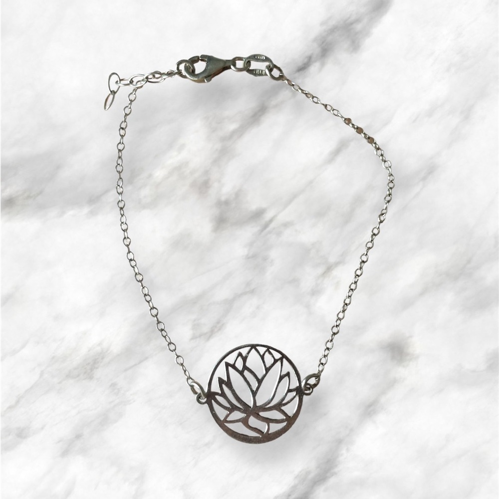 Michael Hill Jewellers Sterling Silver Lotus Bracelet